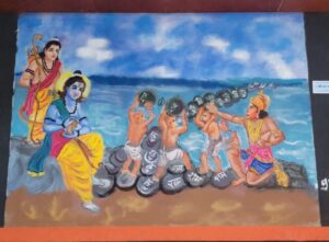 IMG-20240122-WA0008-300x221 श्री राम मंदिर और परिसर में आकर्षक रंगोली : सतीश फोपलिया