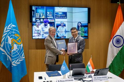 भारत सरकार के आयुष मंत्रालय और विश्व स्वास्थ्य संगठन के बीच डोनर एग्रीमेंट पर हस्ताक्षर 1 image001Z9KZ
