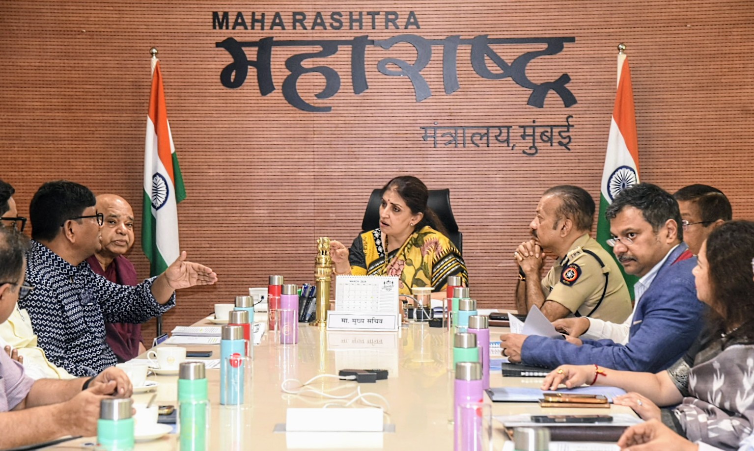 डॉ. बाबासाहेब आंबेडकर जयंती उत्सव का अभिनव संकल्पनाओं के साथ उत्कृष्ट आयोजन किया जाए : मुख्य सचिव सुजाता सौनिक 1 SPK DGIPR Mantralay Mumbai
