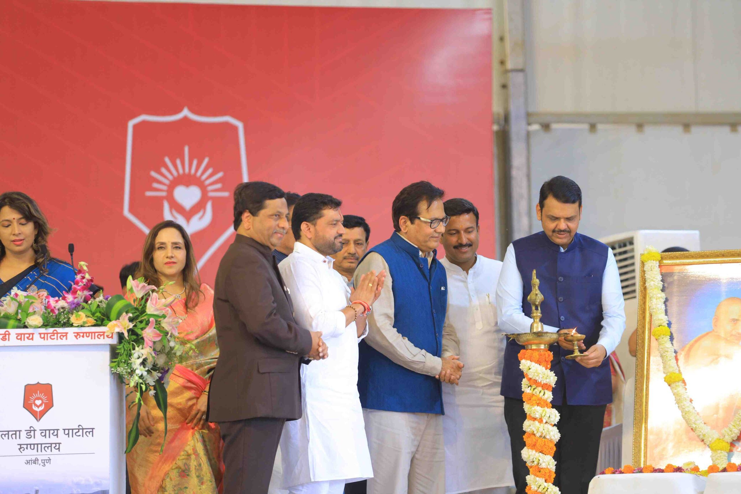 पुष्पलता डी. वाय. पाटील रुग्णालयाचे उद्घाटन-2
