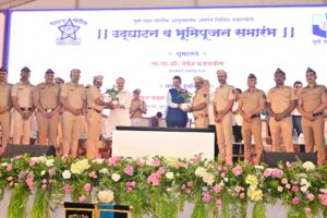 Pune_ Chief Minister Devendra Fadnavis inaugurates various projects of Pune City Police Commissionerate 3